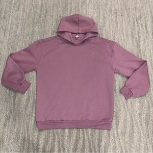 For Love & Lemons “For Love & Leisure” Women’s Purple Oversized Hoodie Sz S FLAW